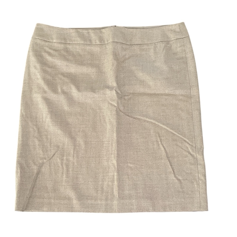 Armani Collezioni plus size women’s tan pencil skirt